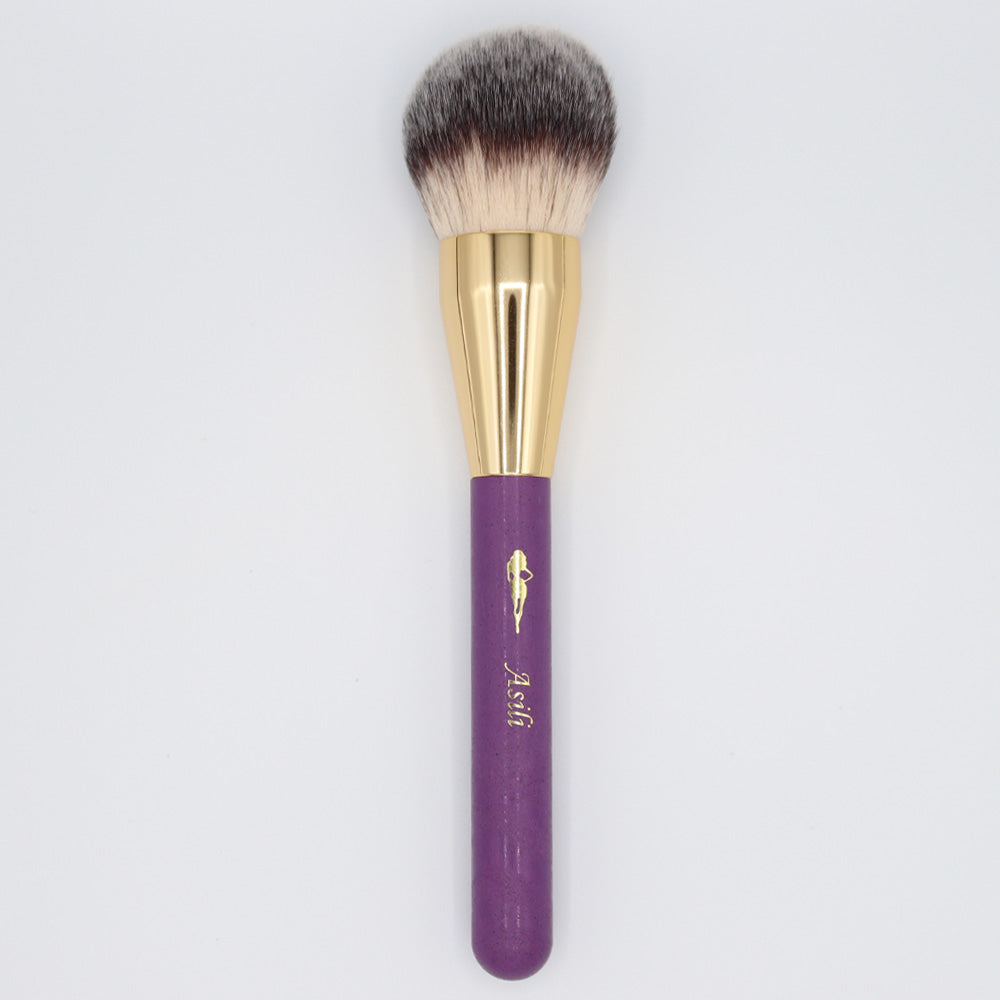 &quot;Set your makeup to perfection with our Powder Brush, your go-to tool for a flawless finish. The soft, luxurious bristles effortlessly pick up and distribute powder, ensuring even coverage for a smooth complexion. The versatile design allows for seamless application of loose or pressed powder, giving you control over your desired level of coverage. Elevate your makeup routine with our Powder Brush – the essential accessory for achieving a velvety, airbrushed look that lasts all day.